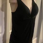 Victoria's Secret Black very sexy versatile chemise tankini tank top 36C Photo 2