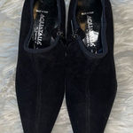Aquatalia Black Suede Pointy Toe Booties, NWOB Photo 0