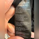 Saylor  Anthropologie Black Burnout Velvet Floral Romper Women’s Size S Small Photo 12