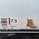 SO  Tan Lace-Up Combat Boots High-Top Design Photo 4