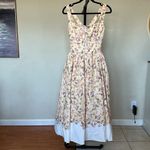 House Of CB  'Alba' Honeyflower Priint Gathered Cotton Midi Dress‎ NWOT Photo 6