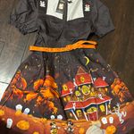 Disney Haunted House Stitch Shoppe by Loungefly Allison Dress with pin nwt Photo 6