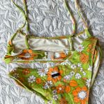 Triangl Floral Green and Orange Bikini Set, Size Small Photo 3