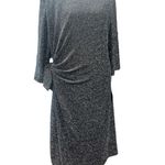 Peter Nygard  Black Metallic Missy Cocktail Dress Size‎ 16 NWT Photo 0