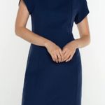 Liverpool NWT  Tulip Sleeve Sheath Dress Navy Blue Women’s 10 Photo 0