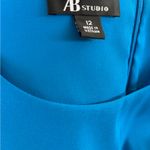 AB Studio  Women’s Blue Shift Dress Size 12 Photo 2