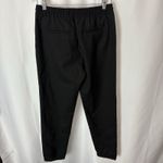 Garnet Hill Pants Womens 4 Wool Jogger Pockets Drawstring City Athleisure Black Photo 6