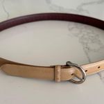 Coach Vintage Calfskin Belt Style 8567 in Tan with Silver Tone Buckle Size Large Photo 8