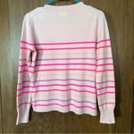J.Crew Cashmere crewneck sweater in ombré stripe Pink Photo 1