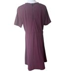 Athleta  Chianti Red En Route Ponte Fit & Flare Tennis Dress, Sz Large Tall Photo 2