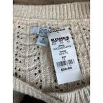 Croft & Barrow Cardigan Plus 1X Beige Womens Crewneck Textured Neutral NWT Photo 6