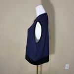 St. John  Sport Marie Gray Wool Blend  Sweater Vest Sz L Accademia Quiet Luxury Photo 2