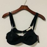 Victoria's Secret Victoria’s Secret Swim Black Beach Bra Size 36B/B80 Underwired with Wide Straps Photo 0