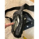 Travelon  Leather Anti Theft Sling Bag‎ Black Purse Expandable Crossbody Photo 8