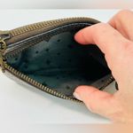 Fossil  Metallic Leather Pouch 6” x 3.5” Photo 5