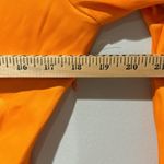 ZARA  Satin Knot Mini Dress Orange NWT Size Small Photo 7