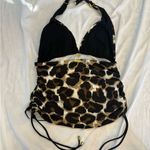 Swim Systems Leopard Print Tankini Halter Bikini USA Made D Black Size undefined Photo 2