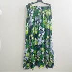 Aerie  Green tropical maxi skirt SMALL NEW Photo 4