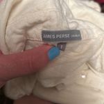 James Perse  Cream Knit Buttondown Size 1 Photo 5