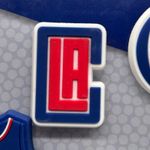 Crocs NEW NBA Los Angeles Clippers Jibbitz 5-Pack Shoe Charms Basketball Photo 4