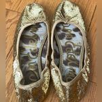 Sam Edelman Gold Glitter Felicia Ballet Flats A4085FA947 Size 8.5 Photo 1