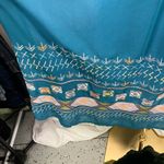 Sundance‎ Teal Blue Embroidered Sleeveless Boho Midi Dress Women's Size 2 Photo 10