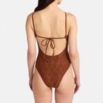 No Boundaries NWT - Elegant Textured One Piece Cheeky Swimsuit. Photo 1