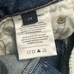 Citizens of Humanity Florence Cropped Jeans High Rise Frayed Hems Blue Size 24 Photo 4