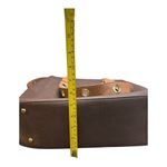 Adrienne Vittadini Tote Handbag Brown pre-loved excellent condition faux leather Photo 8