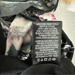 AFRM X NORDSTROM Delilah Dark Floral Cut Out Back Midi Dress Size XS Black Photo 5