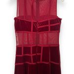 JS Collections  Velvet Sheer Cutout Gown Photo 3