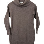 Susan Bristol  Brown Cowl Neck Sweater 100% Merino Wool Photo 0