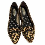 Michael Kors Leopard Pointed Loafer Ballet Flats Size 7.5 Cheetah ponyhair Photo 4