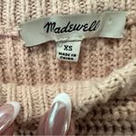 Madewell Textured Knit Crewneck Sweater XS Soft Blush Neutral – Quiet Luxury Photo 8
