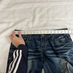 COOGI Dark Wash Bleach Whiskered Jeans Photo 2