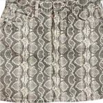 BlankNYC The Jane Snake Print Denim Mini Skirt A Line High Rise Women’s Sz 26 Gray Photo 2