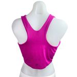Athleta  Pink Sleeveless Racerback High Neck Yoga Tank Athletic Crop Top Size L Photo 1
