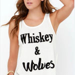 MINKPINK  "Whiskey & Wolves" tank top. Photo 0