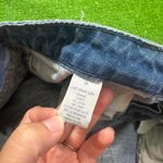 American Eagle ‎ Y2K Women’s Size 10 Baggy Distressed Blue Denim Shorts Photo 6