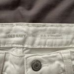 Old Navy  White Jean Shorts Relaxed Fit Size 12 NWT Photo 2