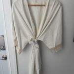 Flora Nikrooz •  • NWOT White Robe Lace Medium Photo 0