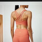 Lululemon athletica Rustics Coral Free To Be Elevated Bra sz8 Photo 1