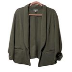 Bar III Olive Green Women's Blazer Jacket Photo 0