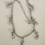 Silver Stainless Steel Ankle Bracelet Butterfly Charm Anklet Photo 0