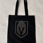 Vegas Golden Knights Rhinestone Crystal Logo Bling Tote Bag Black Photo 0