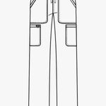 Cherokee Scrubs for Women Workwear Revolution, Drawstring Scrub Pants, Soft Stretch for Nurse Photo 3