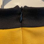 Emma & Michelle Emma & Michele Midi Color Block Sheath Dress Black & Goldenrod Ladies Size 10 Photo 2