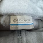 Columbia Sweater Vest Womens Full Zip Pale Blue/Gray Fleece Polyester Medium Photo 1