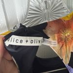 Alice + Olivia  Delora Open Back Maxi Dress in Garden Brunch Black 8 Photo 9