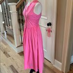 TCEC  pink Cotton Midi Dress New Photo 10